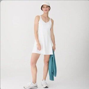 J.Crew Cloud Stretch White Athletic Dress